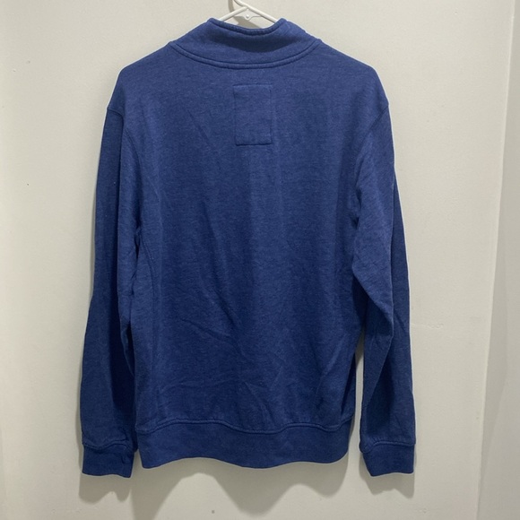 Champion UNC Ashville Blue Quarter Zip Pullover Sweatshirt Medium Mens B-1 - Picture 5 of 5